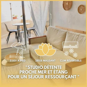 Séjour relaxant proche mer et étang - wifi, clim